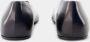 Jil Sander Zwarte Leren Ballerinas Slip-On Ronde Neus Black Dames - Thumbnail 3