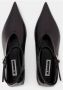 Jil Sander Puntige Leren BalletBallerina Black Dames - Thumbnail 10