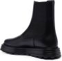 Jil Sander Zwarte Leren Chelsea Laarzen Black Heren - Thumbnail 5