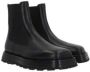 Jil Sander Zwarte Leren Chelsea Laarzen Black Heren - Thumbnail 8