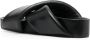 Jil Sander Zwarte leren kruisband sandalen Black Dames - Thumbnail 3