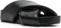 Jil Sander Zwarte leren kruisband sandalen Black Dames - Thumbnail 4