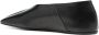 Jil Sander Zwarte Leren Vierkante Neus Platte Schoenen Black Dames - Thumbnail 3