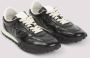 Jil Sander Zwarte Leren Sneakers voor Mannen Black Heren - Thumbnail 10
