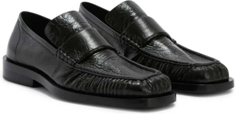 Jil Sander Zwarte Loafer Schoenen