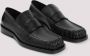 Jil Sander Zwarte Loafer Schoenen Luxe Leer - Thumbnail 2