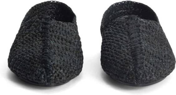 Jil Sander Zwarte platte schoenen