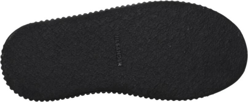 Jil Sander Zwarte Stoffen Chunky Sneakers