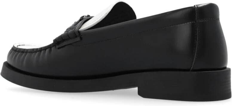 Jimmy Choo Addie leren loafers Black Dames