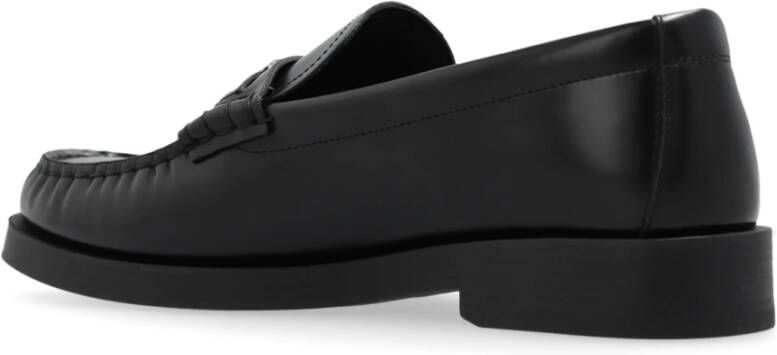 Jimmy Choo Addie leren loafers Black Dames