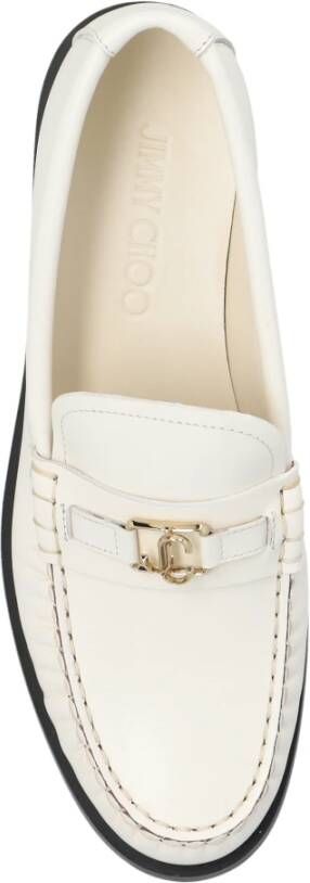 Jimmy Choo Addie loafers White Dames
