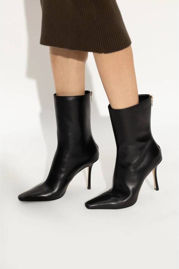 Jimmy Choo Agathe laarzen met puntige neus Zwart - Foto 2