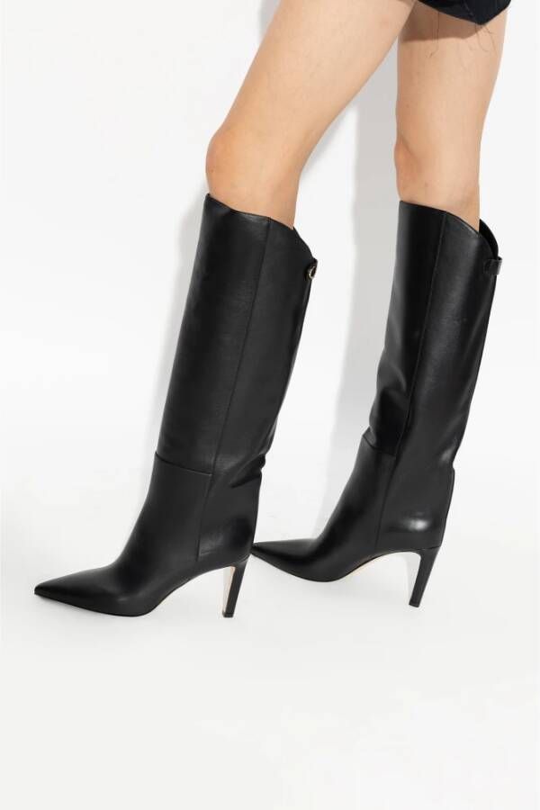 Jimmy Choo Alizze leren laarzen Zwart - Foto 5