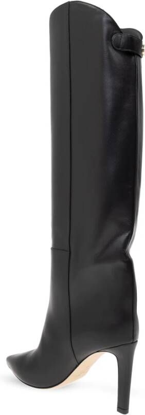 Jimmy Choo Alizze leren laarzen Zwart Dames