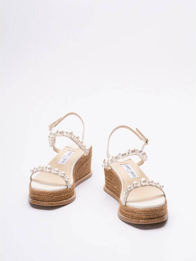 Jimmy Choo 60 mm Amatus sandalen met parels Wit - Foto 3