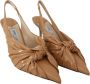 Jimmy Choo Caramelbruin Leren Annabell Pumps Brown Dames - Thumbnail 2