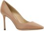 Jimmy Choo Antiek roze leren pumps - Thumbnail 2