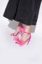 Jimmy Choo 100 mm Aveline asymmetrische sandalen Roze - Thumbnail 3