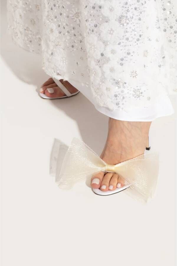 Jimmy Choo Aveline stiletto sandalen Wit Dames