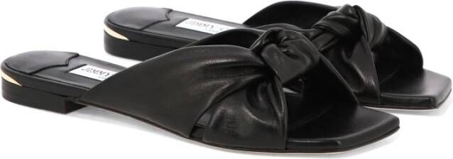 Jimmy Choo Avenue leren sandalen Zwart - Foto 3
