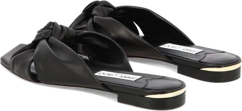 Jimmy Choo Avenue leren sandalen Zwart - Foto 5