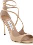 Jimmy Choo Patentleren Azia 95 Sandalen Pink Dames - Thumbnail 5