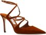 Jimmy Choo Azia suède pumps Bruin Dames - Thumbnail 4