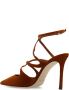 Jimmy Choo Azia suède pumps Bruin Dames - Thumbnail 5