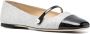Jimmy Choo Elegante Zwarte Zilveren Ballerina Flats White Dames - Thumbnail 12