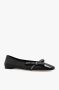 Jimmy Choo Loafers & ballerina schoenen Veda Ballerina in zwart - Thumbnail 5