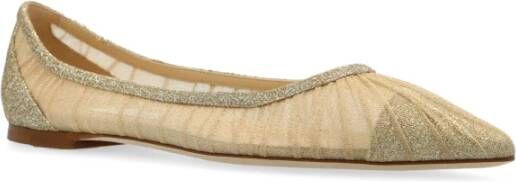 Jimmy Choo Ballet Flats 'Love' Yellow Dames