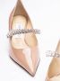 Jimmy Choo Zwarte leren pump met kristallen Black Dames - Thumbnail 8