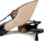 Jimmy Choo Leopard Motif Slingback Pumps Bruin Leer Brown Dames - Thumbnail 7