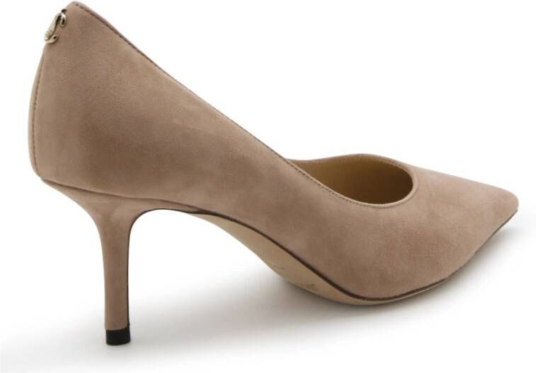 Jimmy Choo Beige Love Pumps met Stiletto Hak Pink Dames