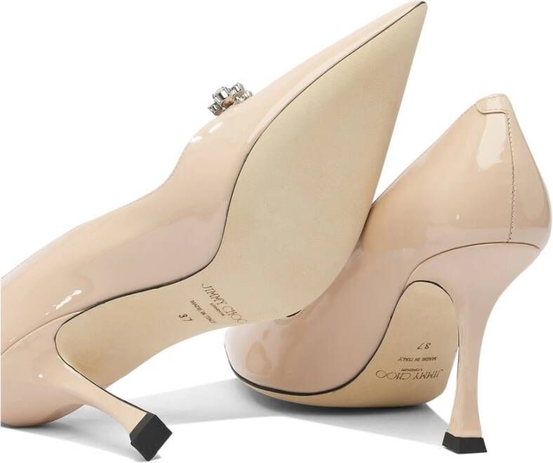 Jimmy Choo Beige Pumps Verhoog Stijl Chic