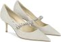 Jimmy Choo Bing Pumps met Glitter en Kristallen Gray Dames - Thumbnail 2
