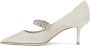 Jimmy Choo Bing Pumps met Glitter en Kristallen Gray Dames - Thumbnail 3