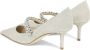 Jimmy Choo Bing Pumps met Glitter en Kristallen Gray Dames - Thumbnail 4