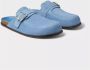 Jimmy Choo Blauwe Suède Gesp Muiltjes - Thumbnail 2