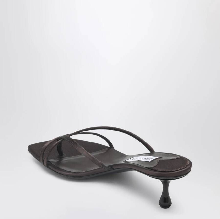 Jimmy Choo Bruids Mid Sandaal Brown Dames