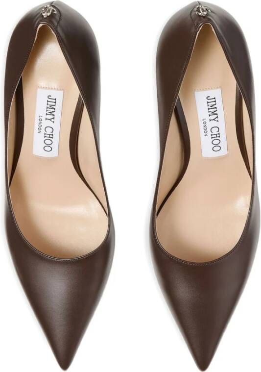 Jimmy Choo Bruine Hakken Schoenen