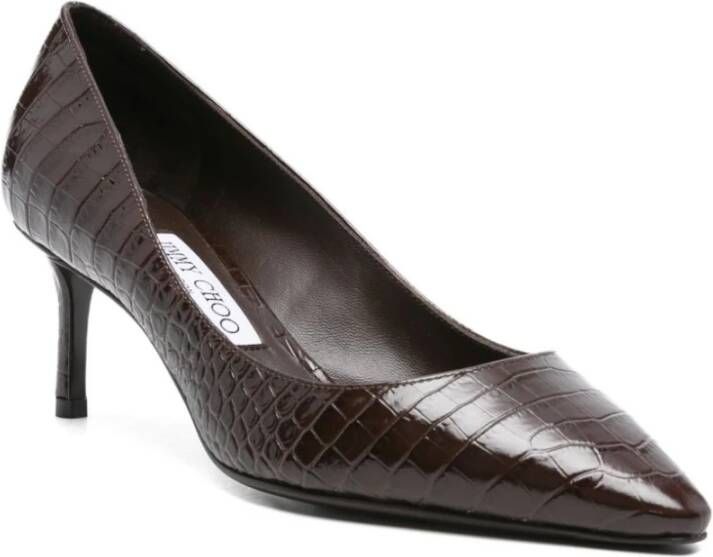 Jimmy Choo Bruine Hakken Schoenen
