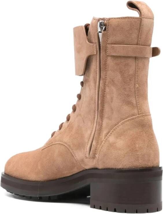 Jimmy Choo Bruine Leren Laarzen voor Vrouwen
