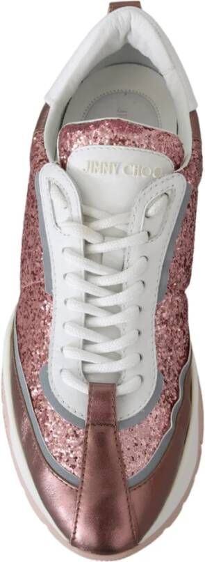 Jimmy Choo Candyfloss Raine IGF leren sneakers