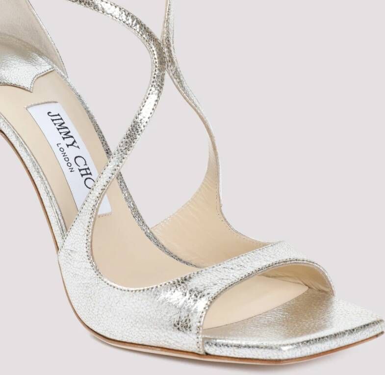 Jimmy Choo Champagne Azia Sandalen Gray Dames