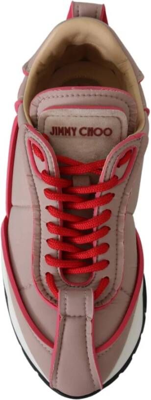Jimmy Choo Chique Gewatteerde Ballet Sneakers Pink Dames