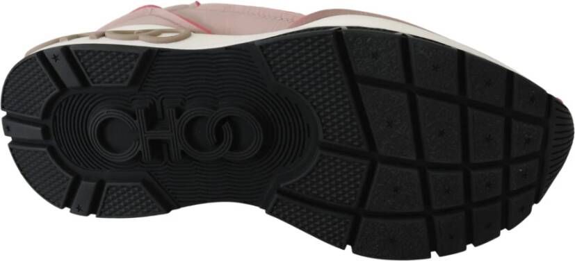 Jimmy Choo Chique Gewatteerde Ballet Sneakers Pink Dames