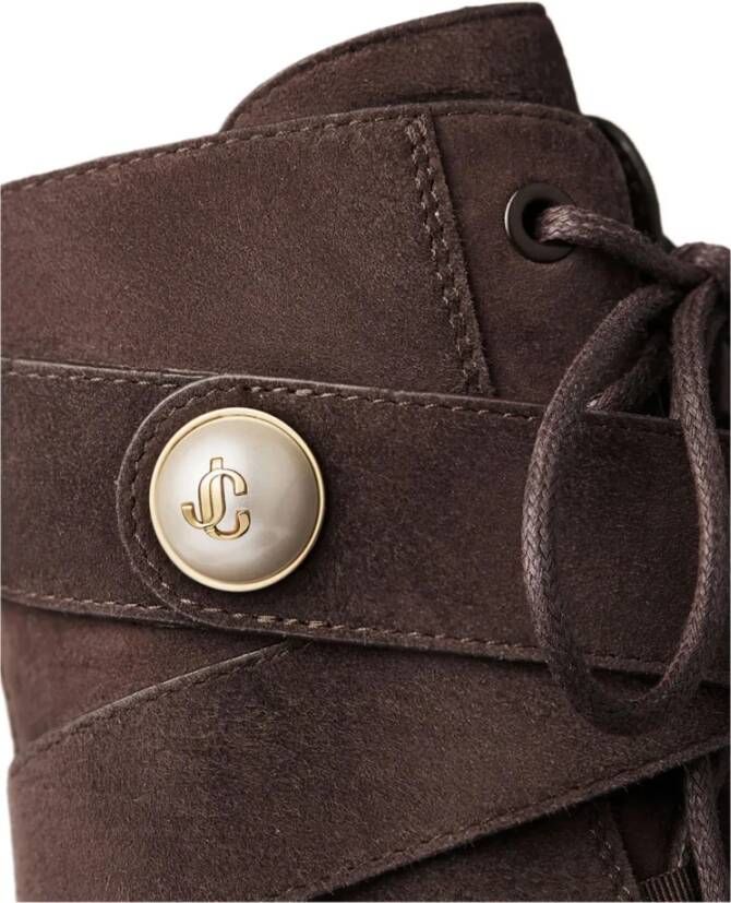 Jimmy Choo Chocolade Noemi Elegante Hoge Hakken