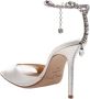 Jimmy Choo Geschoeide sandalen Saeda White Dames - Thumbnail 7