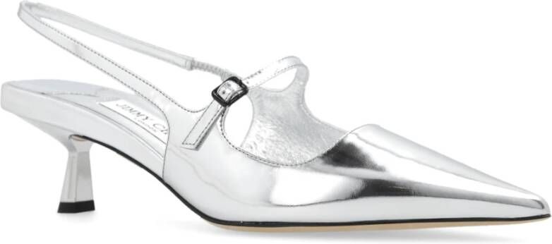 Jimmy Choo Lakleren pumps Zilver - Foto 4
